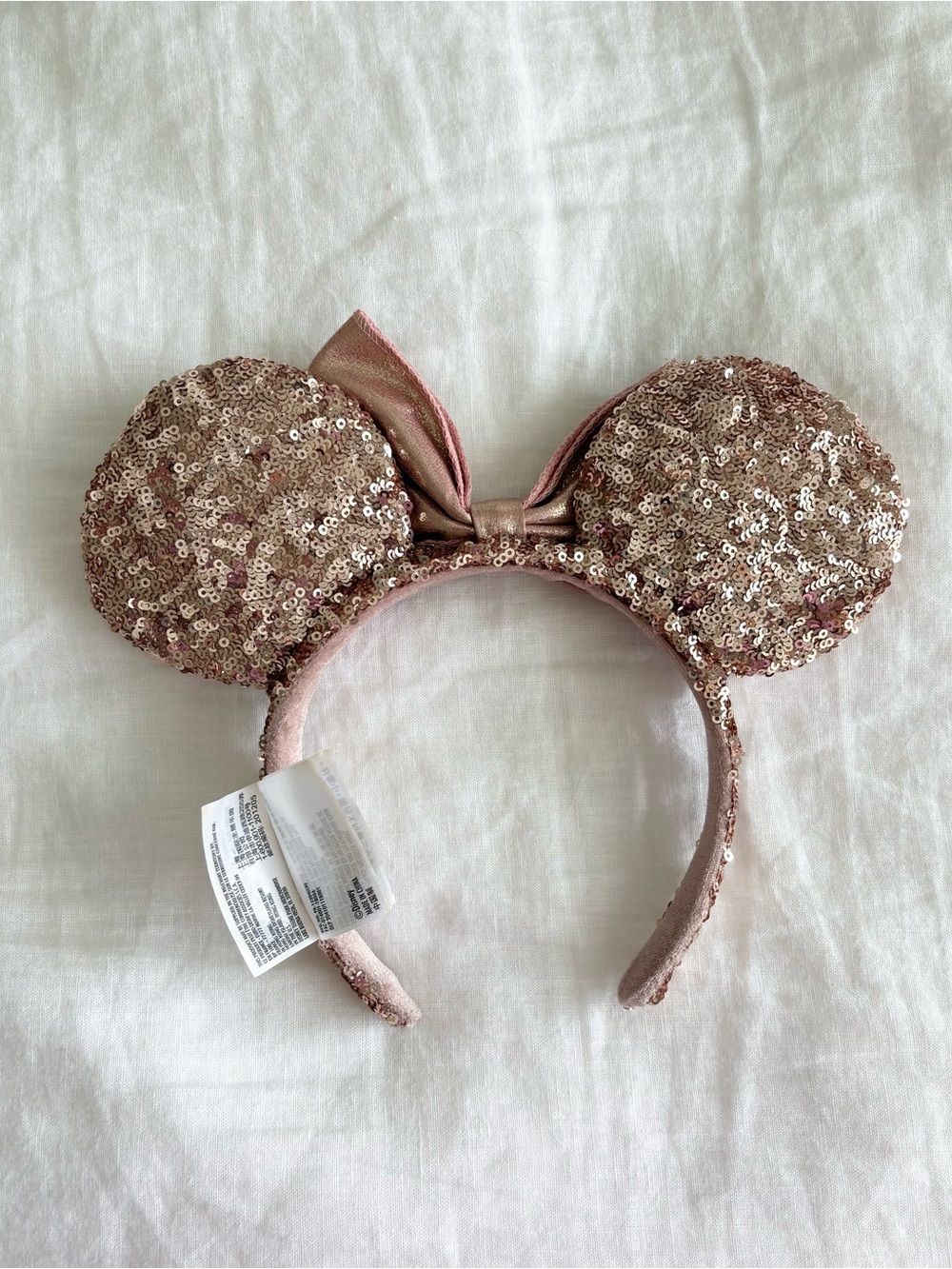 Disney Parks Rose Gold Ear Headband - Picture 2 of 2